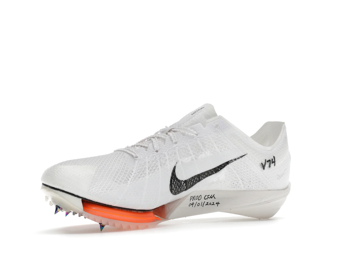 Vue 16 de Nike ZoomX Victory 2 Prototype White Total Orange
