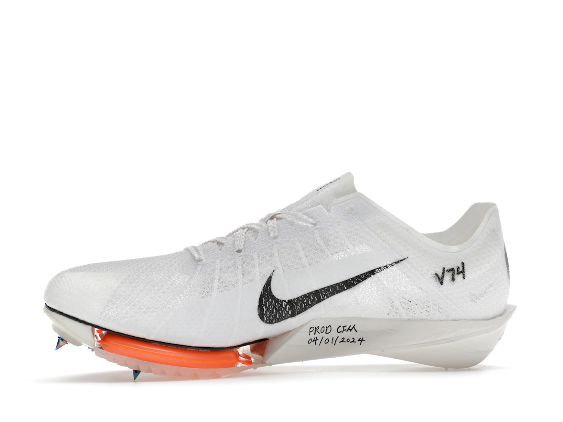 Vue 18 de Nike ZoomX Victory 2 Prototype White Total Orange