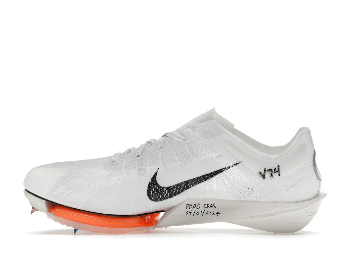 Vue 20 de Nike ZoomX Victory 2 Prototype White Total Orange