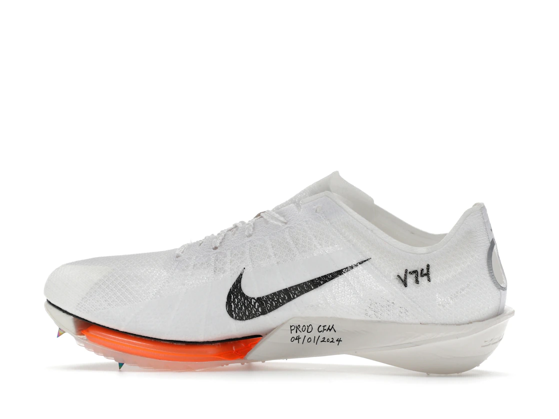 Vue 21 de Nike ZoomX Victory 2 Prototype White Total Orange