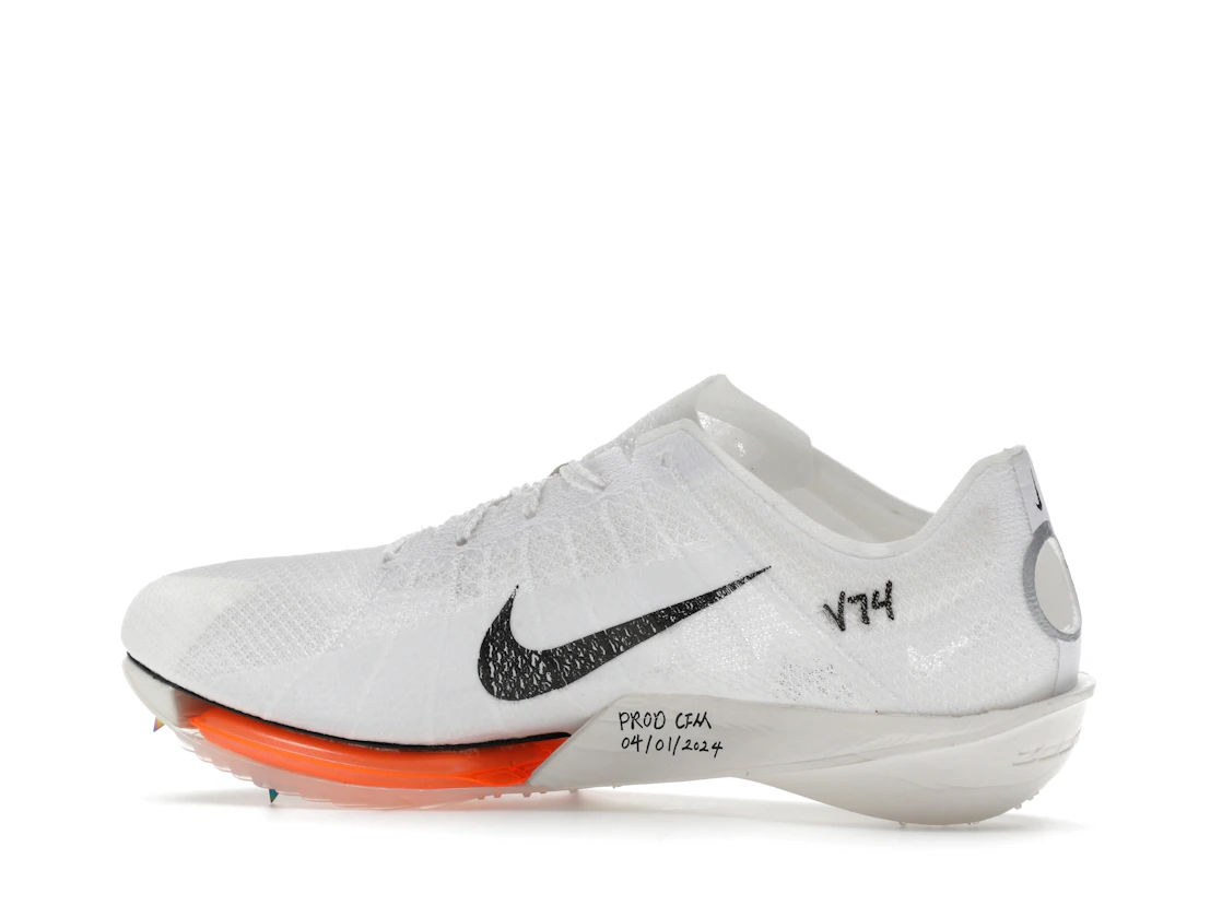 Vue 22 de Nike ZoomX Victory 2 Prototype White Total Orange