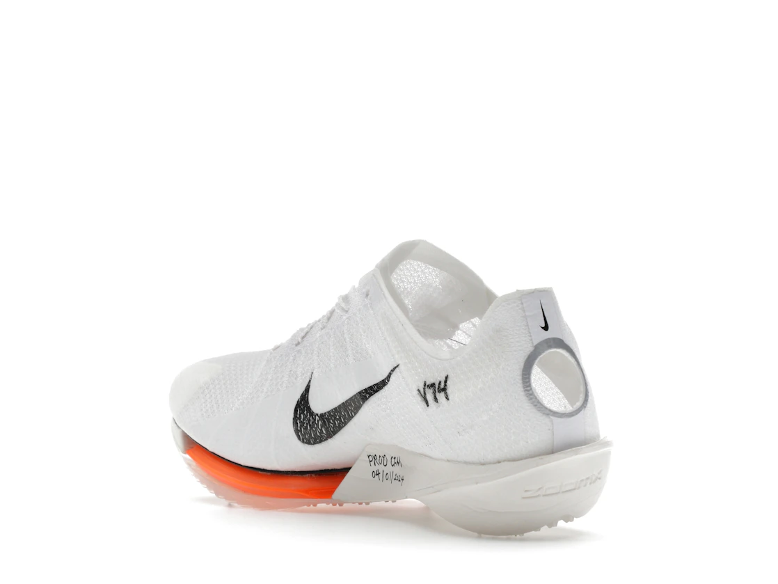 Vue 25 de Nike ZoomX Victory 2 Prototype White Total Orange