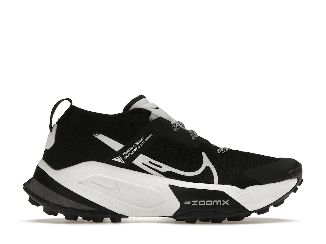 Vue 1 de Nike ZoomX Zegama Trail Black White 