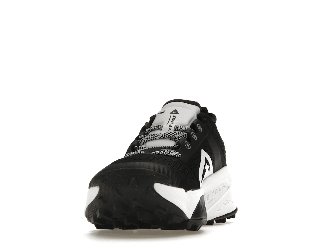 Vue 12 de Nike ZoomX Zegama Trail Black White 