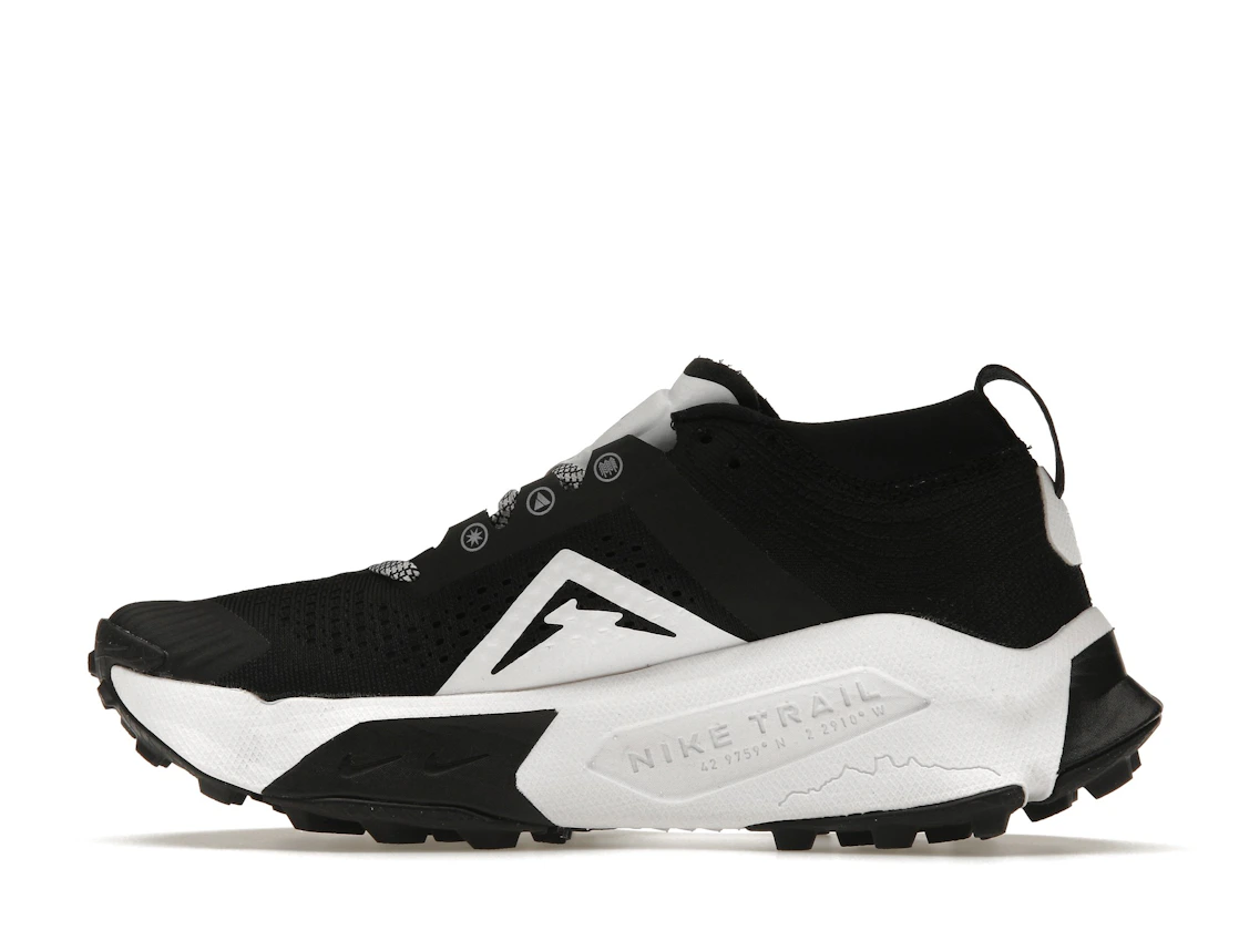 Vue 20 de Nike ZoomX Zegama Trail Black White 