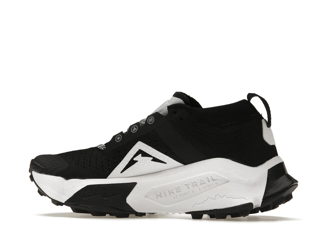 Vue 21 de Nike ZoomX Zegama Trail Black White 