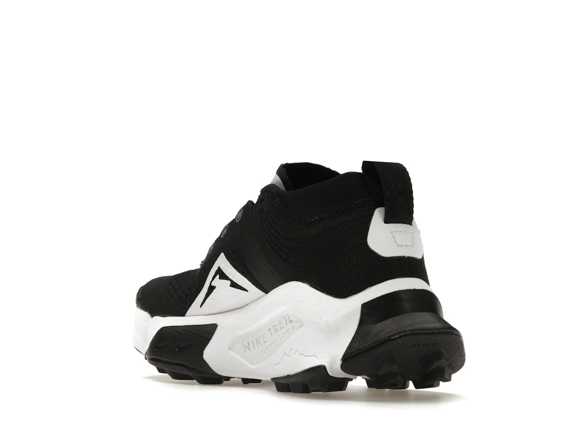 Vue 25 de Nike ZoomX Zegama Trail Black White 