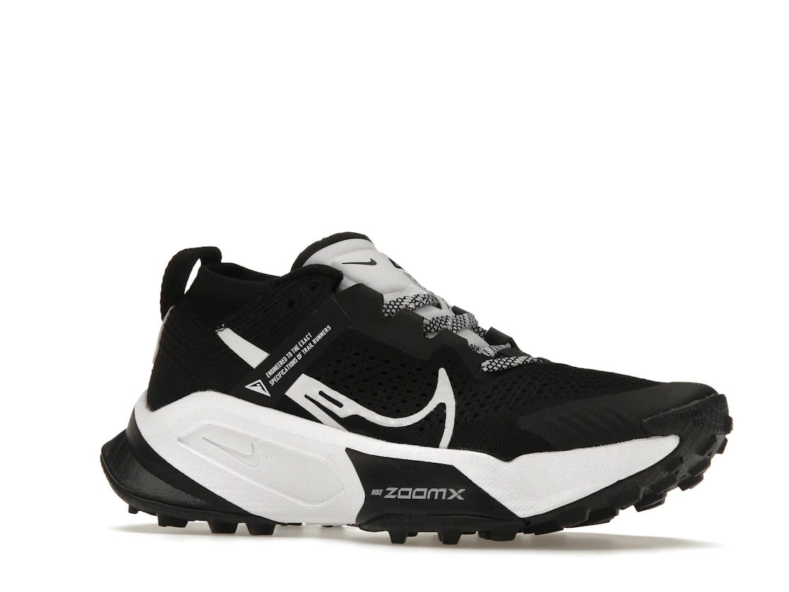 Vue 4 de Nike ZoomX Zegama Trail Black White 