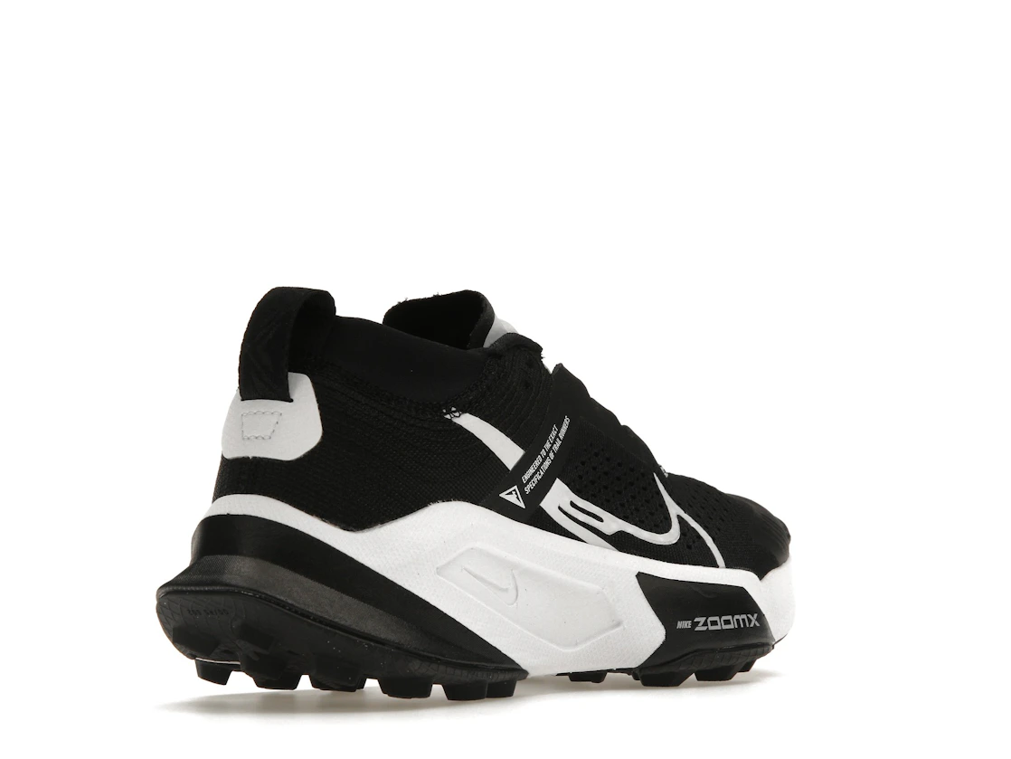Vue 32 de Nike ZoomX Zegama Trail Black White 