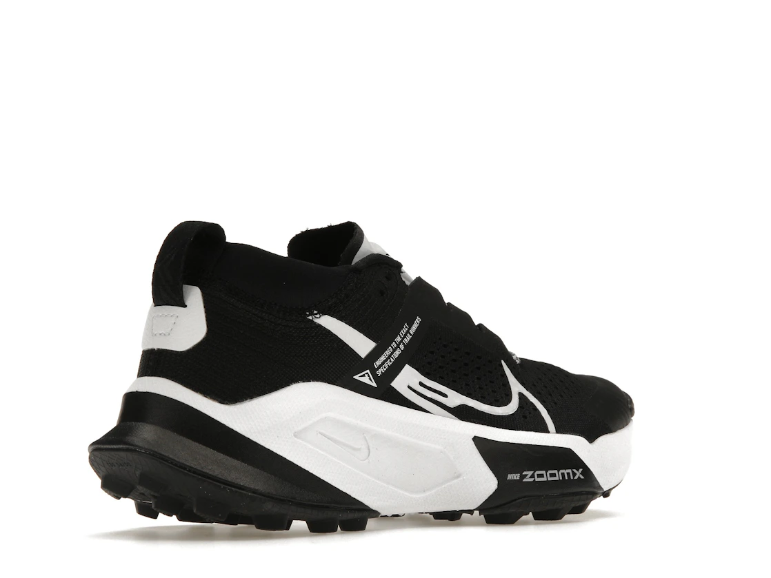 Vue 33 de Nike ZoomX Zegama Trail Black White 
