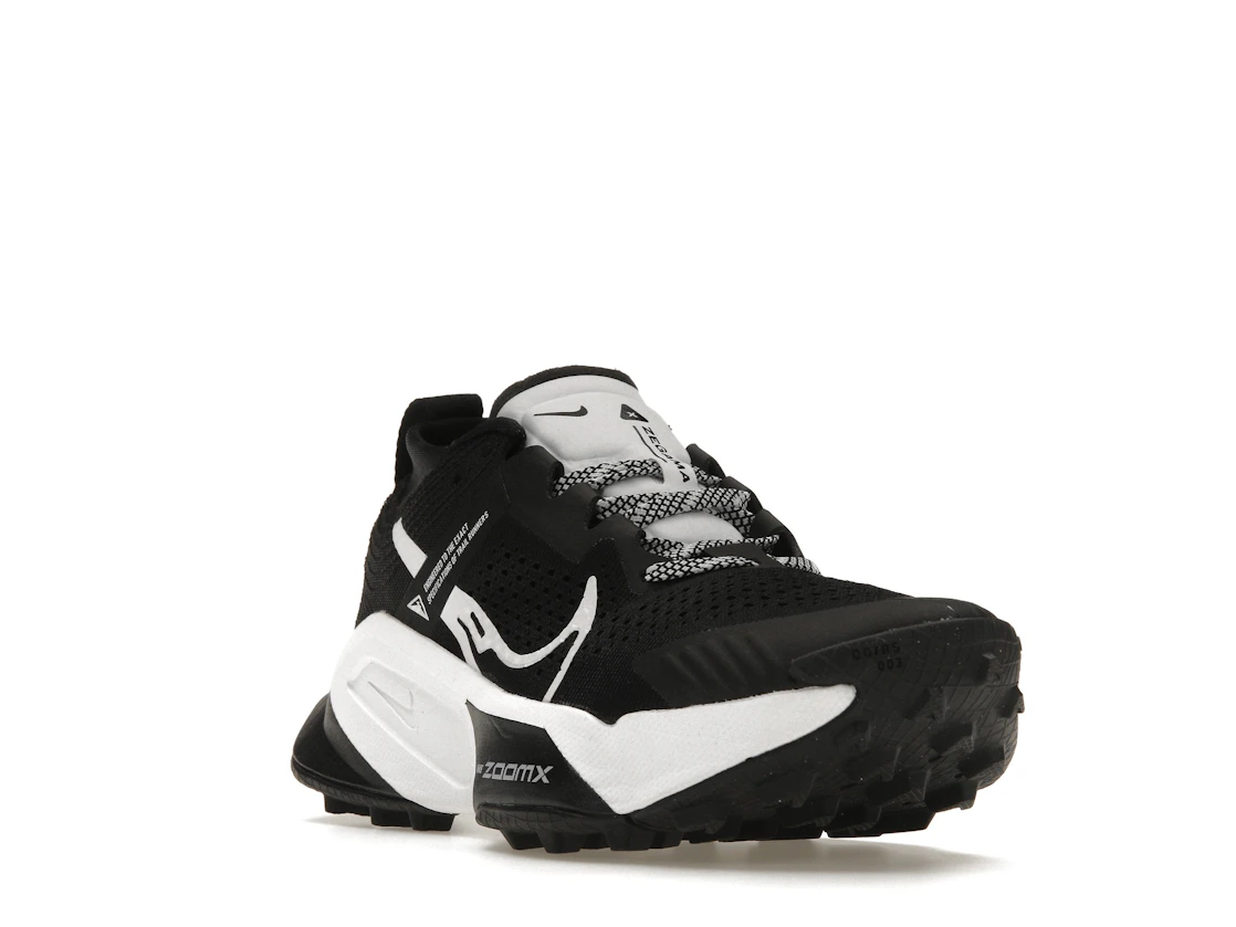 Vue 7 de Nike ZoomX Zegama Trail Black White 
