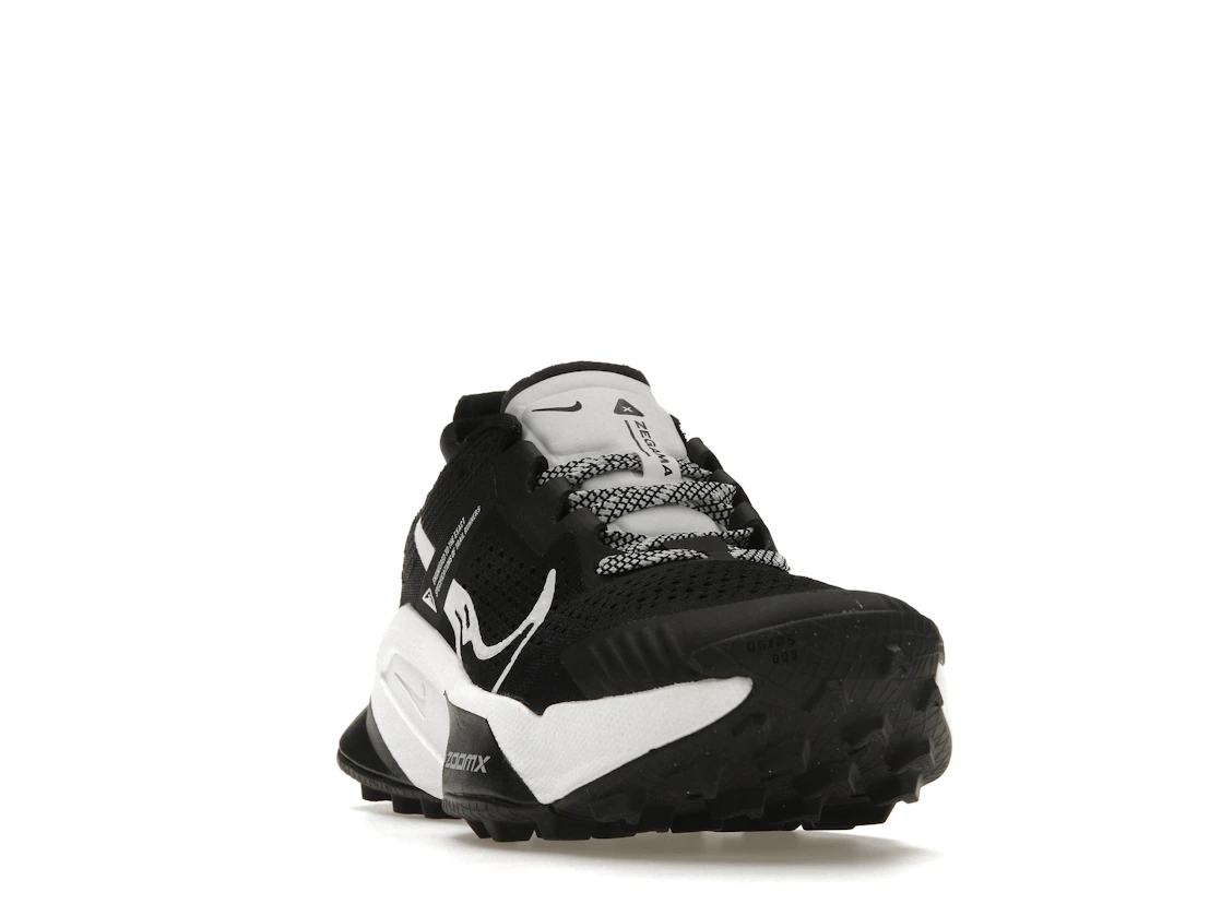 Vue 8 de Nike ZoomX Zegama Trail Black White 