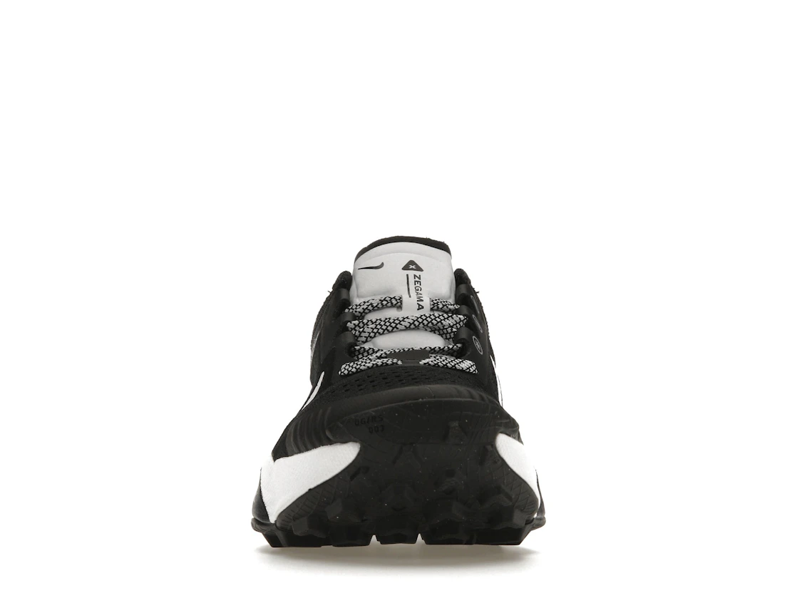 Vue 10 de Nike ZoomX Zegama Trail Black White 