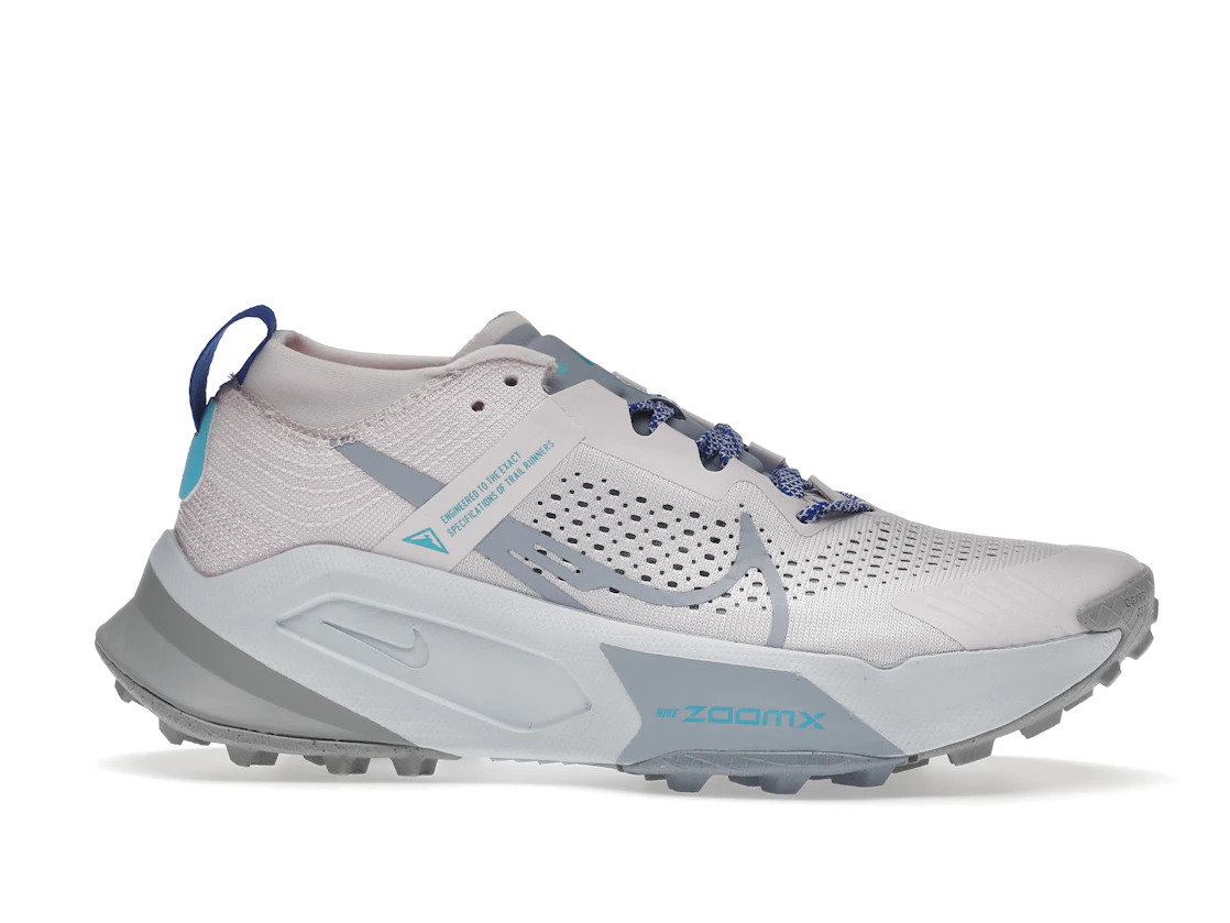 Vue 2 de Nike ZoomX Zegama Trail Pearl Pink Coconut Milk Baltic Blue Blue Whisper 