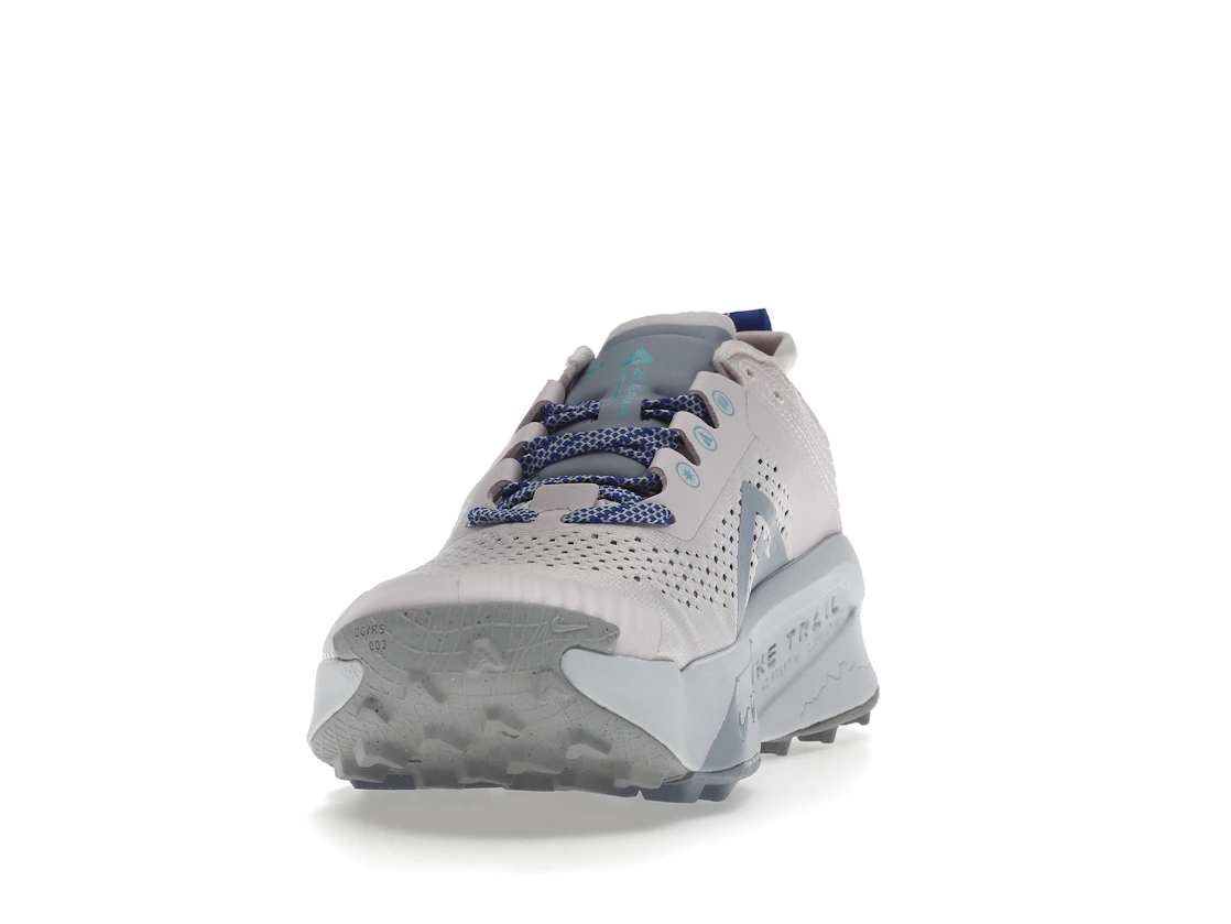 Vue 12 de Nike ZoomX Zegama Trail Pearl Pink Coconut Milk Baltic Blue Blue Whisper 