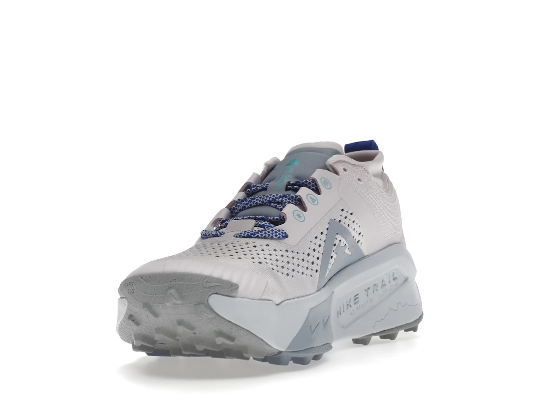 Vue 13 de Nike ZoomX Zegama Trail Pearl Pink Coconut Milk Baltic Blue Blue Whisper 