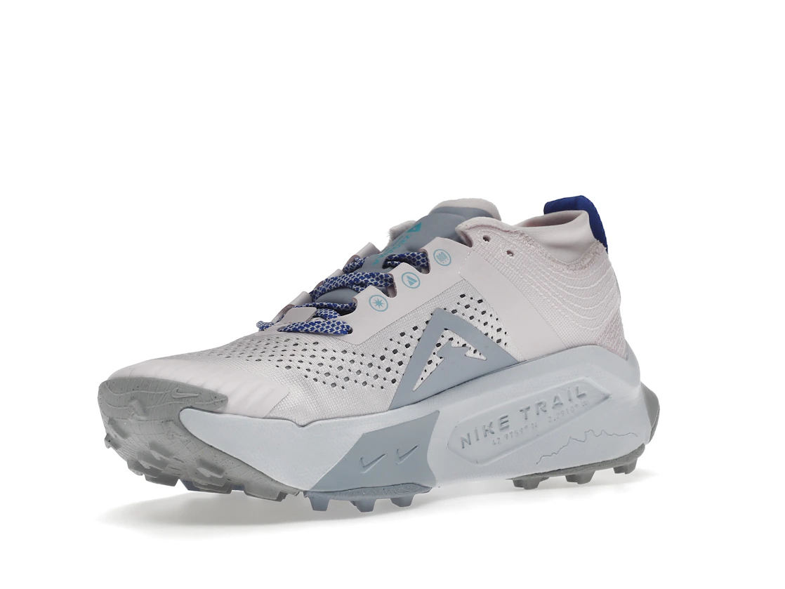 Vue 15 de Nike ZoomX Zegama Trail Pearl Pink Coconut Milk Baltic Blue Blue Whisper 
