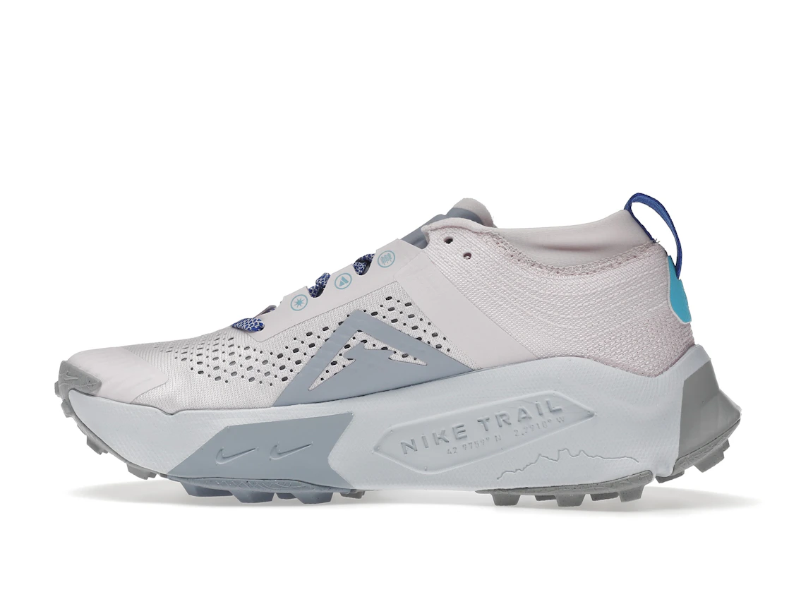 Vue 20 de Nike ZoomX Zegama Trail Pearl Pink Coconut Milk Baltic Blue Blue Whisper 