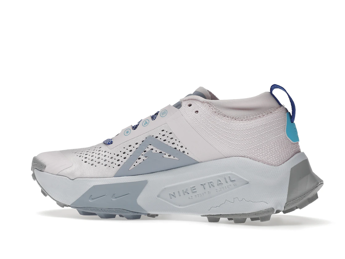 Vue 21 de Nike ZoomX Zegama Trail Pearl Pink Coconut Milk Baltic Blue Blue Whisper 