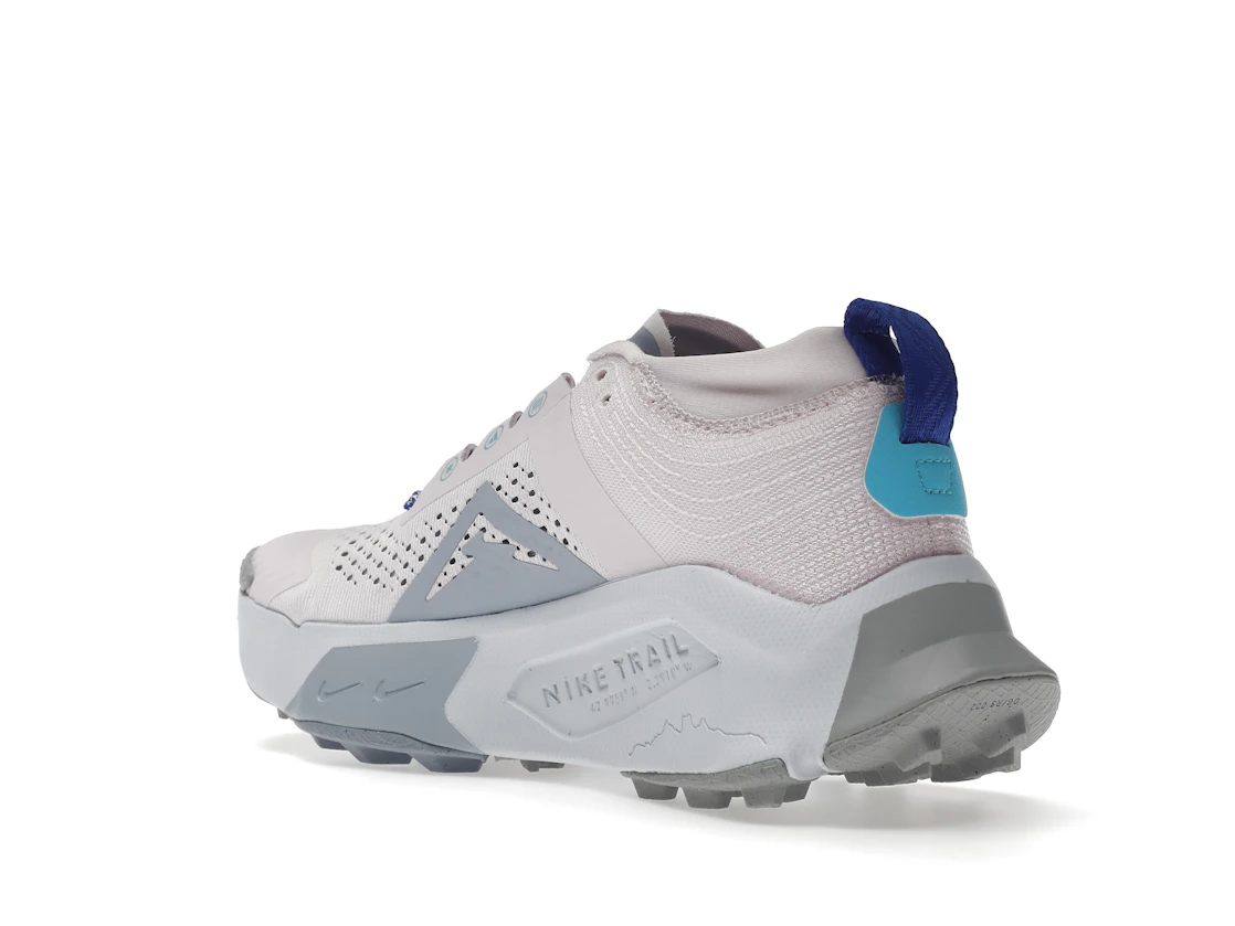 Vue 24 de Nike ZoomX Zegama Trail Pearl Pink Coconut Milk Baltic Blue Blue Whisper 