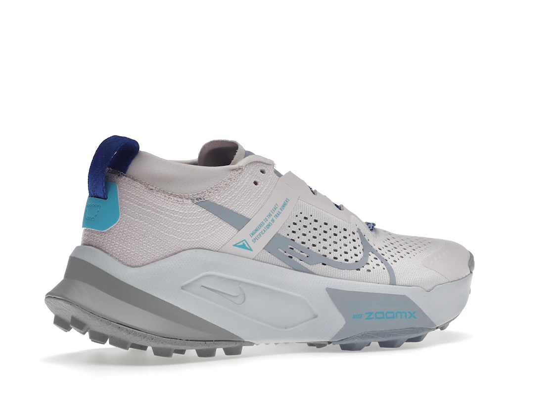 Vue 34 de Nike ZoomX Zegama Trail Pearl Pink Coconut Milk Baltic Blue Blue Whisper 