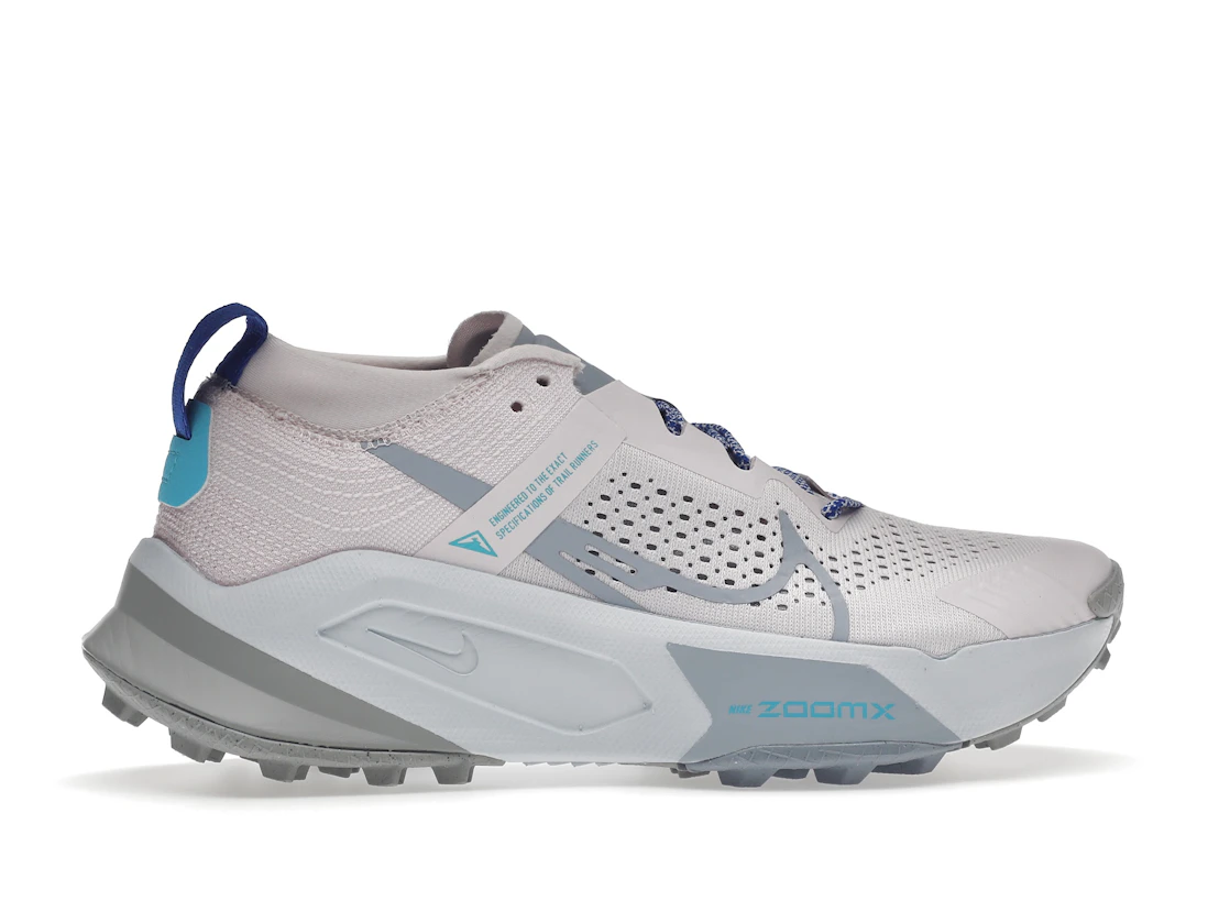 Vue 36 de Nike ZoomX Zegama Trail Pearl Pink Coconut Milk Baltic Blue Blue Whisper 
