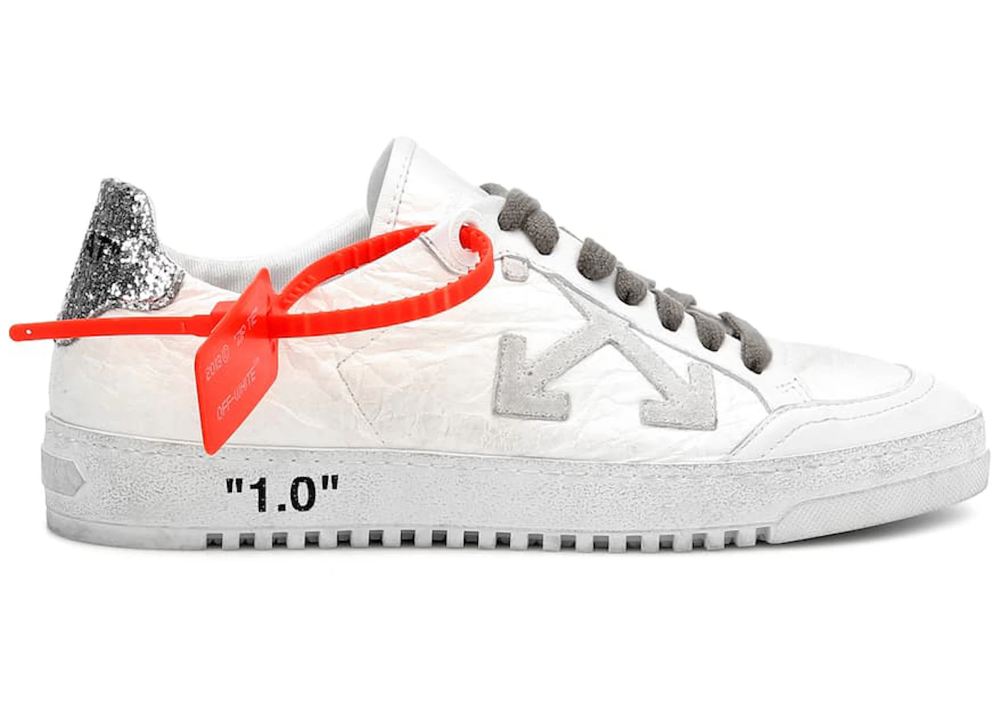 OFF-WHITE Arrow 2.0 Silver Glitter 