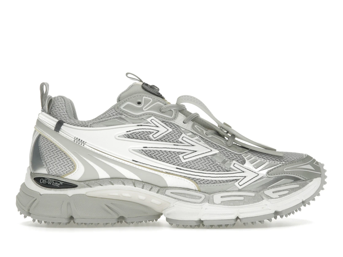Vue 1 de OFF-WHITE Be Right Back Gray Silver