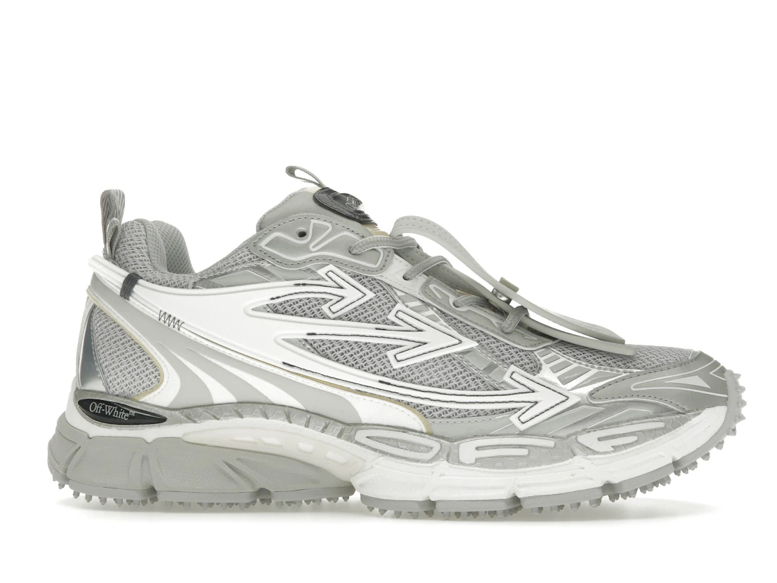 Vue 2 de OFF-WHITE Be Right Back Gray Silver