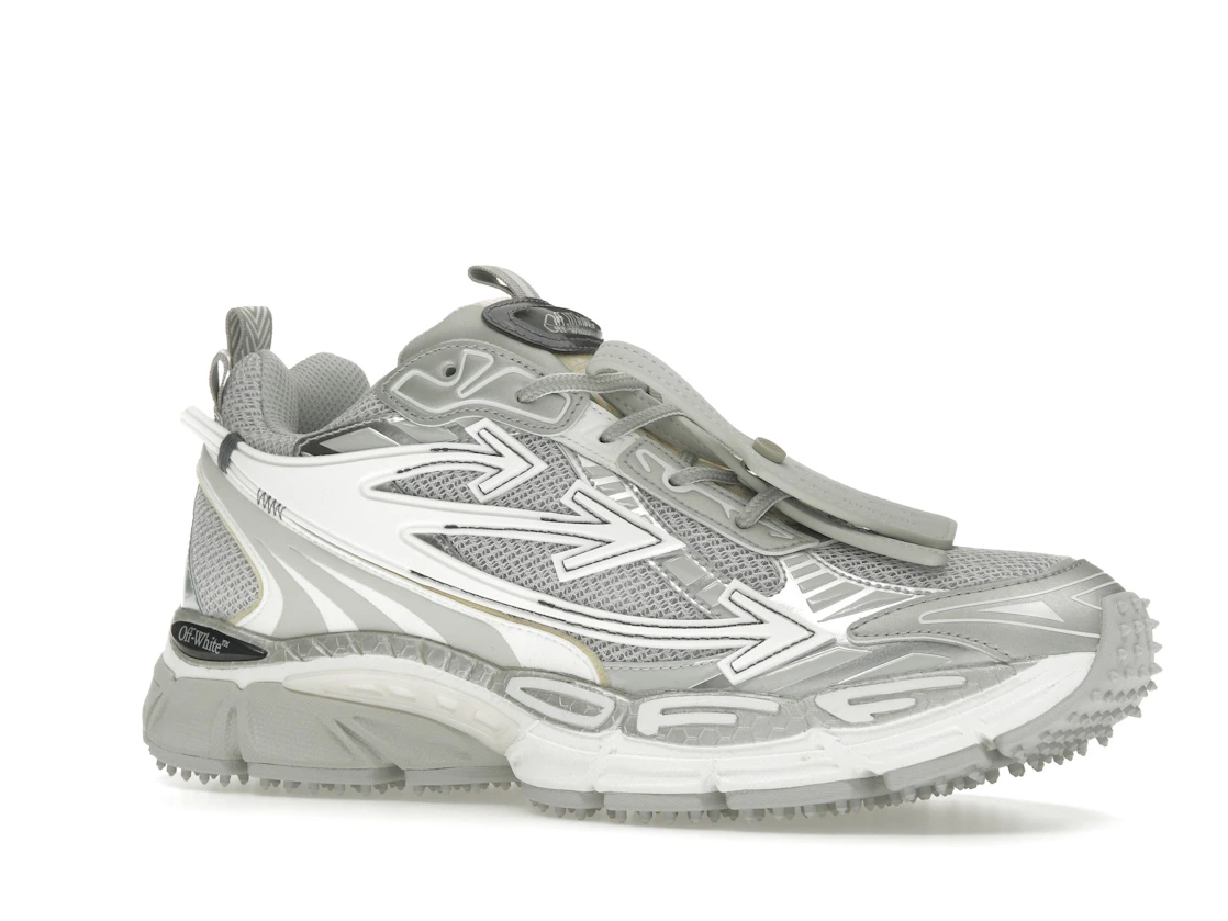 Vue 4 de OFF-WHITE Be Right Back Gray Silver