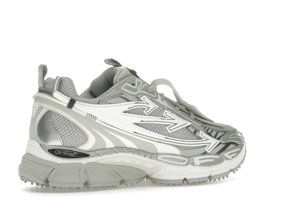 Vue 34 de OFF-WHITE Be Right Back Gray Silver