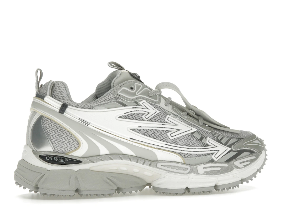 Vue 35 de OFF-WHITE Be Right Back Gray Silver