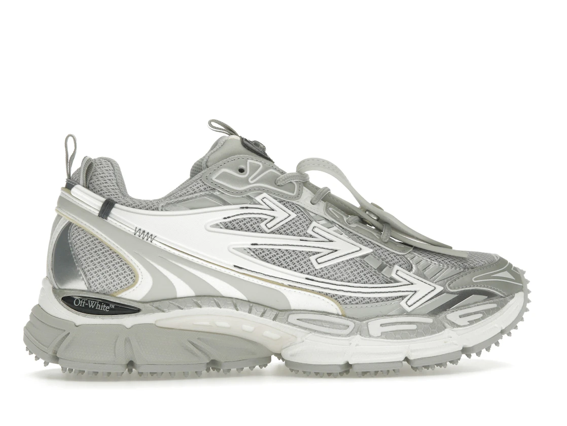 Vue 36 de OFF-WHITE Be Right Back Gray Silver