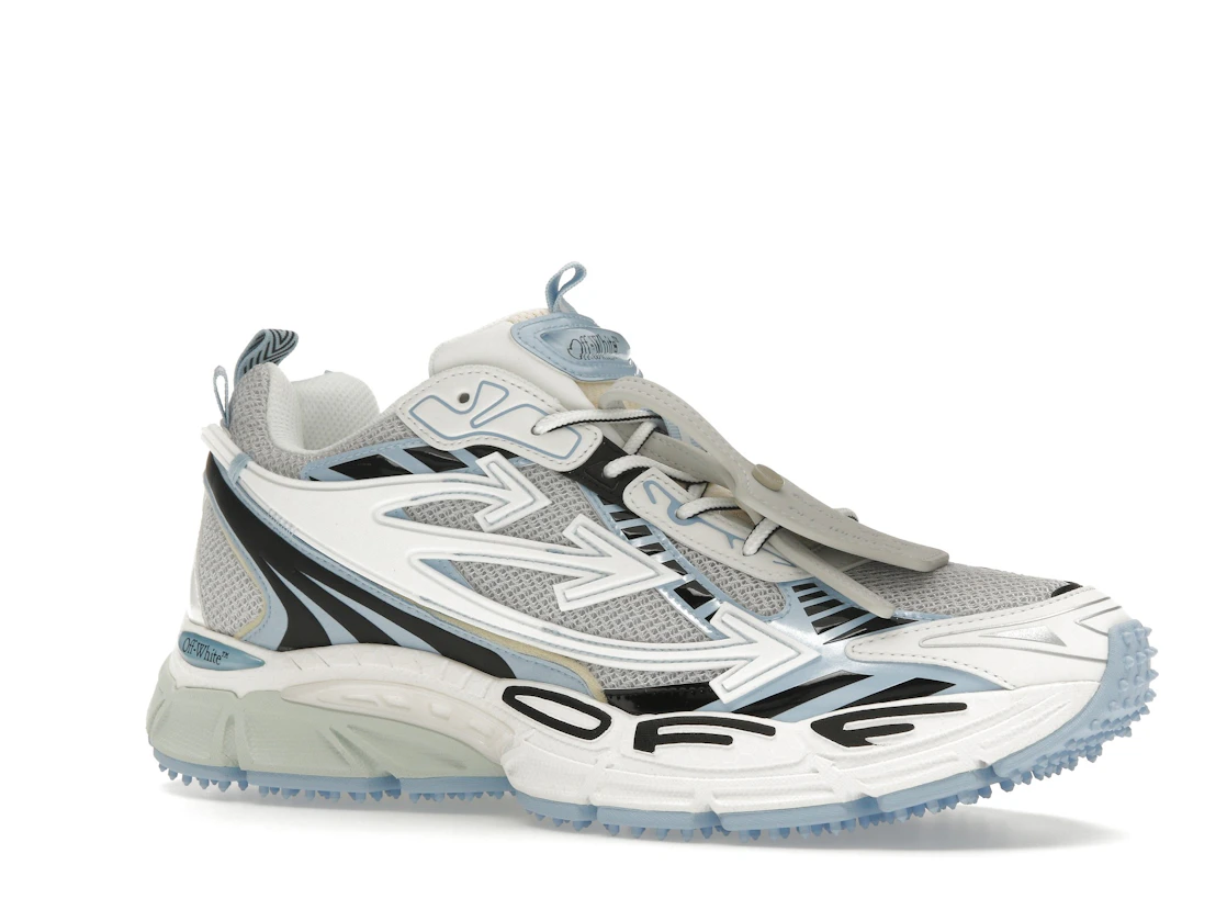 Vue 4 de OFF-WHITE Be Right Back White Light Blue