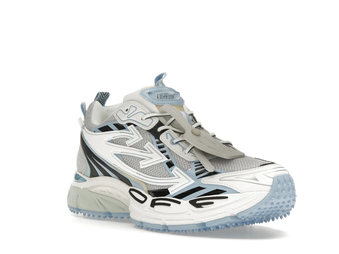 Vue 6 de OFF-WHITE Be Right Back White Light Blue