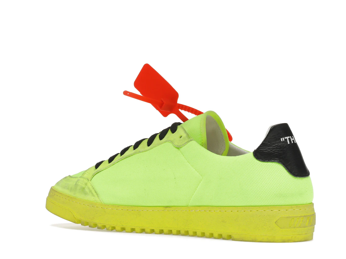 Vue 23 de OFF-WHITE Low 2.0 Fluo Yellow FW19