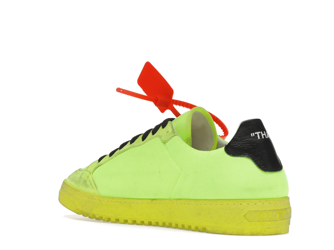 Vue 24 de OFF-WHITE Low 2.0 Fluo Yellow FW19
