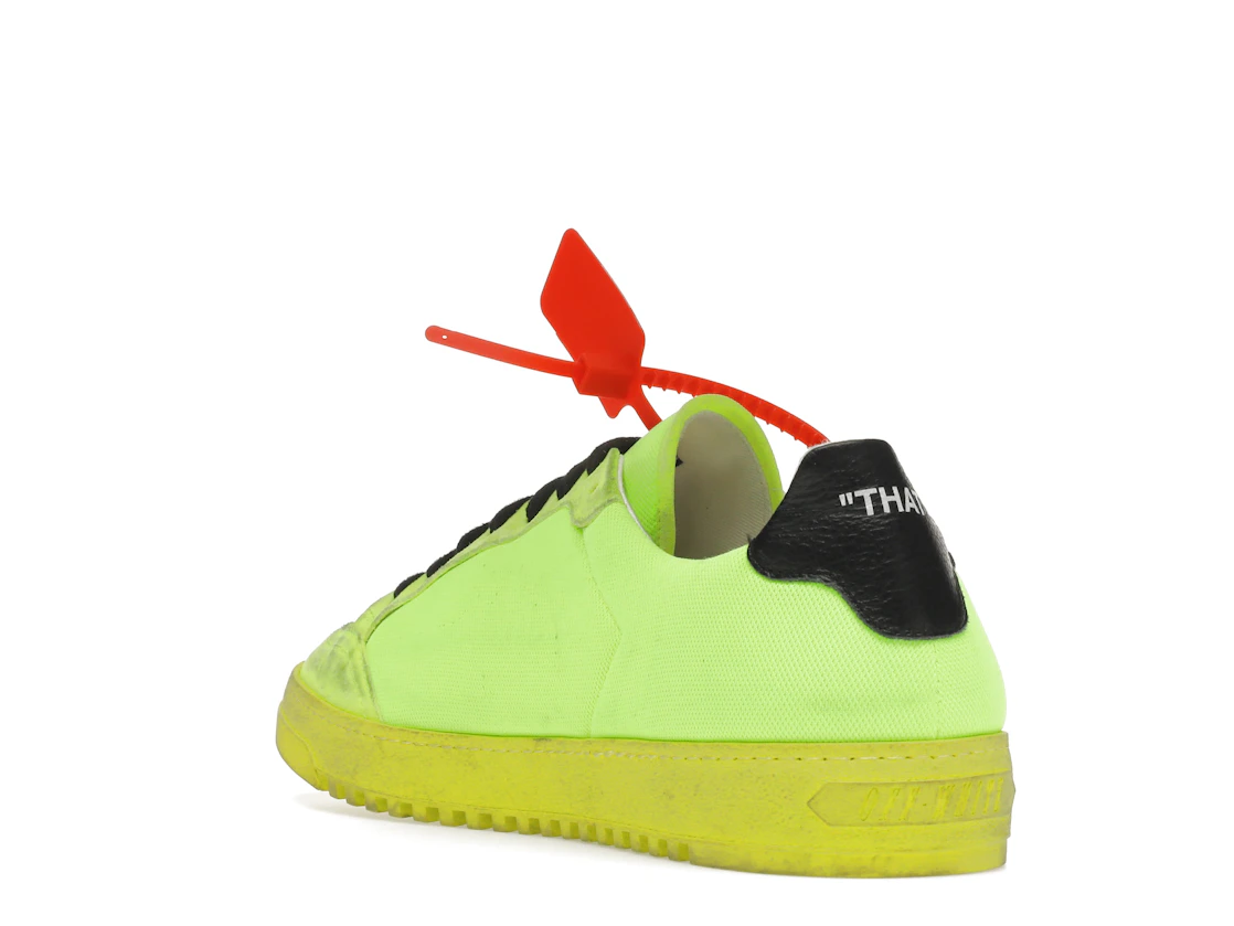 Vue 25 de OFF-WHITE Low 2.0 Fluo Yellow FW19