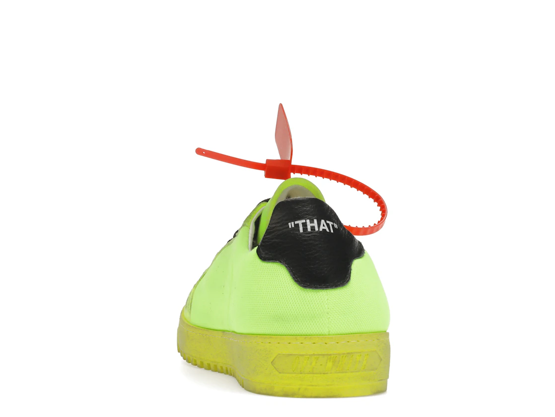 Vue 27 de OFF-WHITE Low 2.0 Fluo Yellow FW19