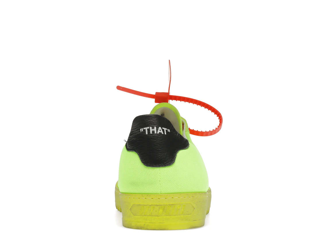 Vue 28 de OFF-WHITE Low 2.0 Fluo Yellow FW19