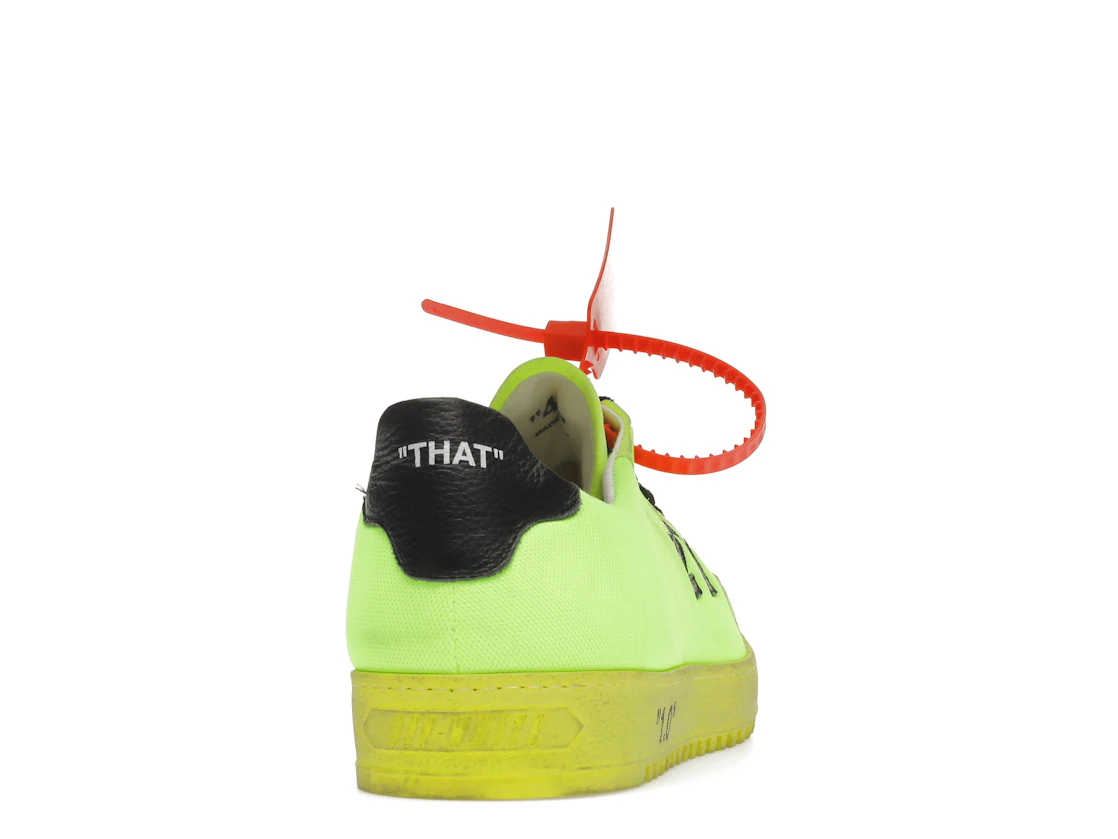 Vue 29 de OFF-WHITE Low 2.0 Fluo Yellow FW19