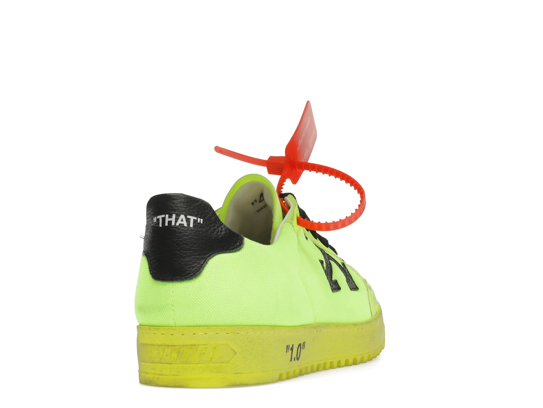 Vue 30 de OFF-WHITE Low 2.0 Fluo Yellow FW19