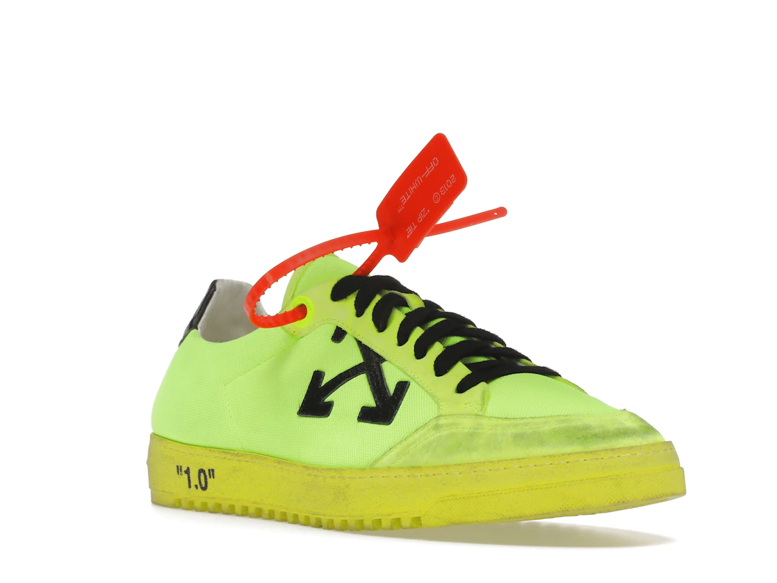 Vue 6 de OFF-WHITE Low 2.0 Fluo Yellow FW19