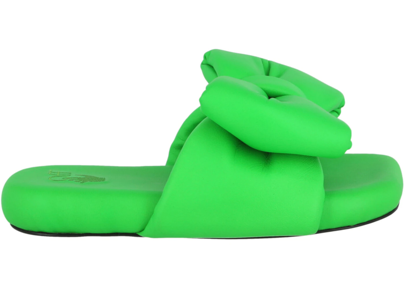 OFF-WHITE Nappa Extra Padded Slipper Green 