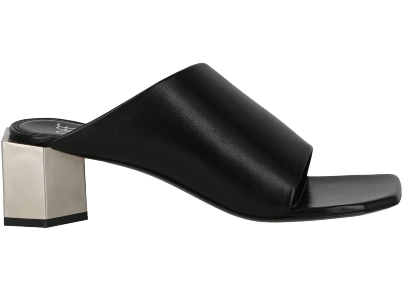 OFF-WHITE Nappa Hexnut Open Mule Black 
