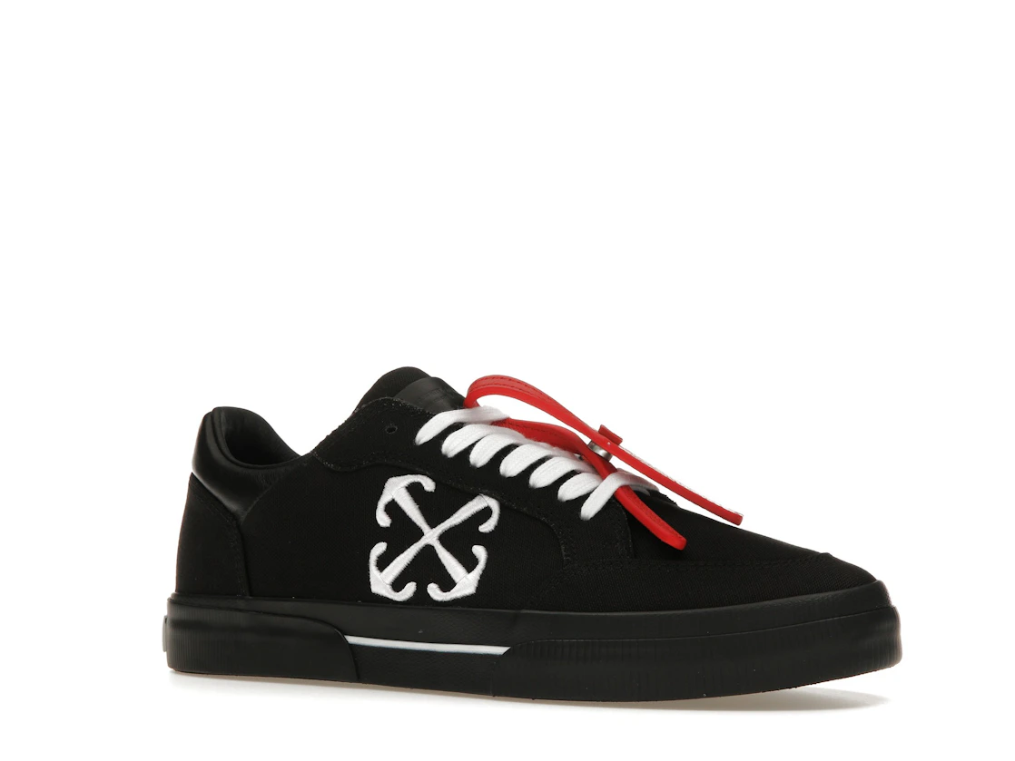 Vue 4 de OFF-WHITE New Low Vulcanized Black White 