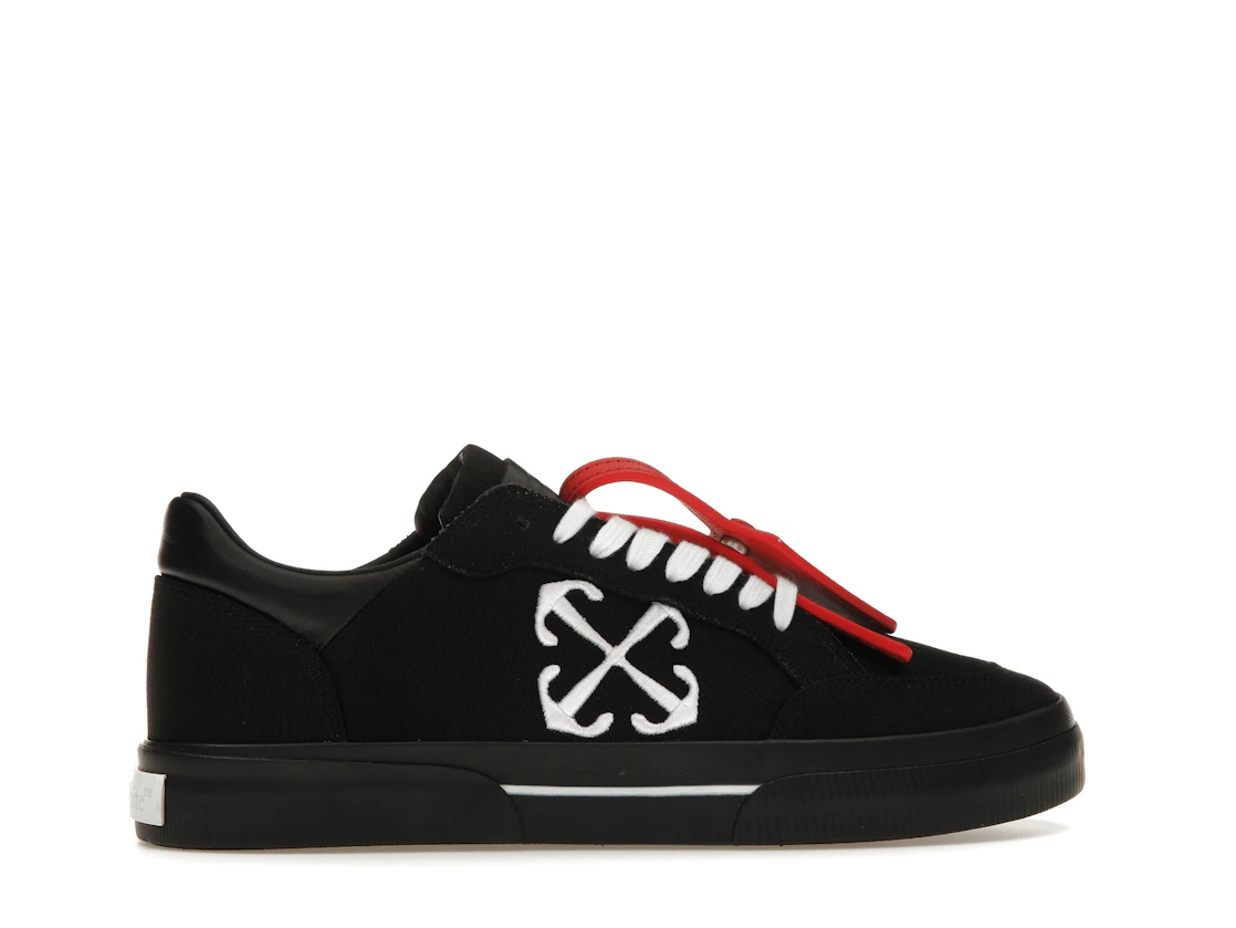 Vue 36 de OFF-WHITE New Low Vulcanized Black White 
