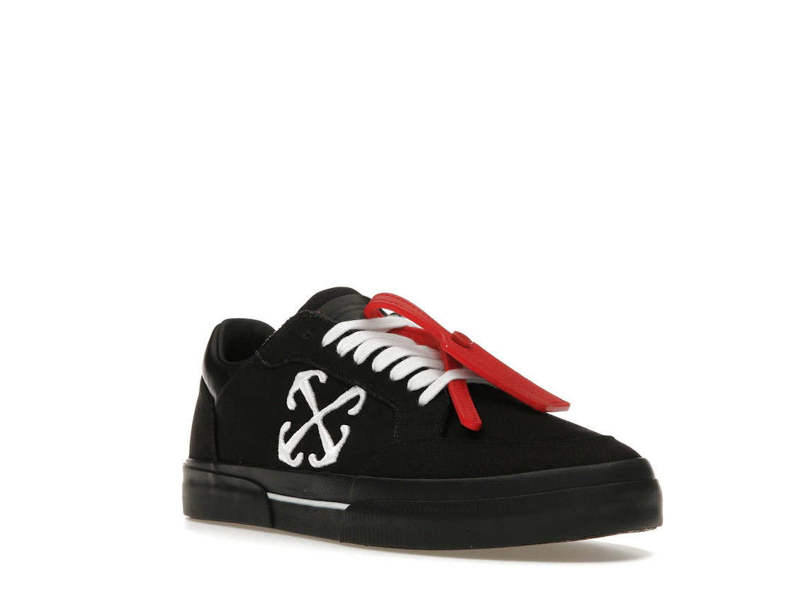 Vue 6 de OFF-WHITE New Low Vulcanized Black White 