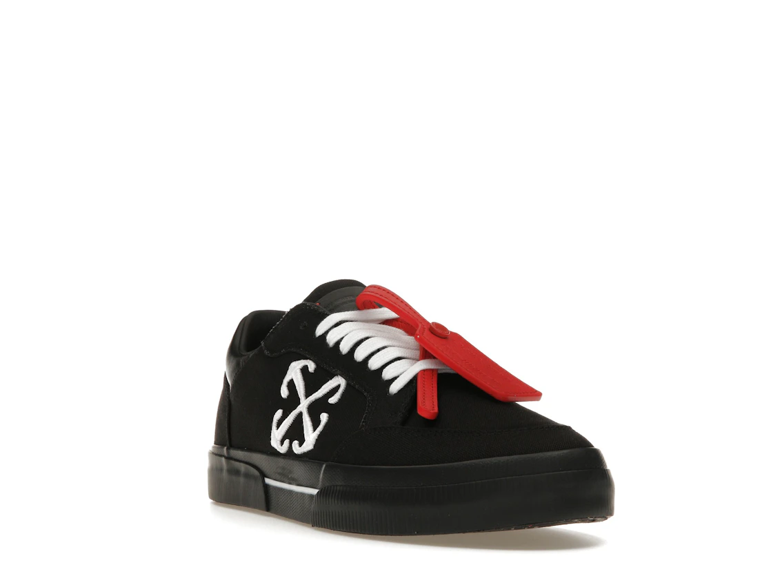 Vue 7 de OFF-WHITE New Low Vulcanized Black White 
