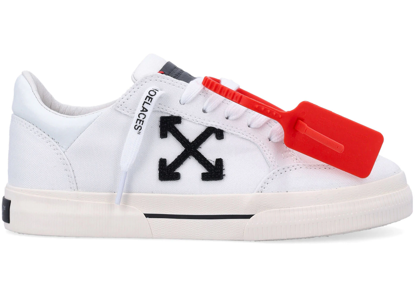 OFF-WHITE New Low Vulcanized White Black 